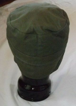 Vtg 1950 Drab Olive Green Field Cap Hat & Sz Med Men ' s Pants Military Trousers 8