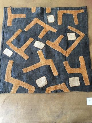 Hand Woven Kuba Textile Congo African A