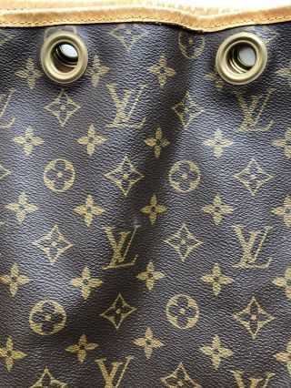Rare Vintage 50’s Louis Vuitton Sac Marin Gm,  Lovely Patina &