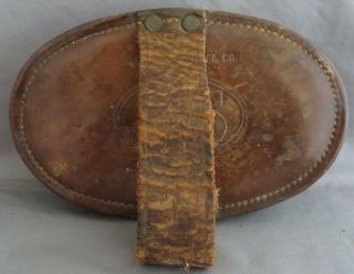 Ww 1 Old Vintage 1917 U.  S.  Calvary Leather Horse Brush Wwi Herbert Mfg.  Usa