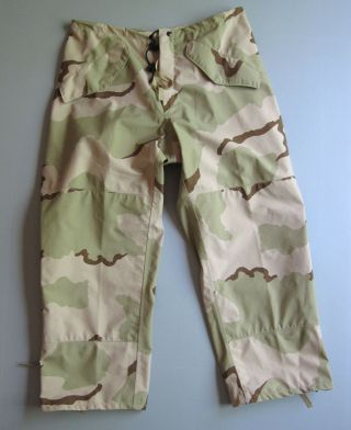 Goretex Military Pants Trousers Ecwcs Desert Camouflage Camo Medium Short