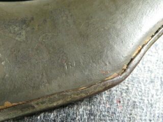 WWI GERMAN MODEL 1917 HELMET W/ SOLDIER’S ID TAG - JAGER REGIMENT ZU PFERDE - NAMED 9