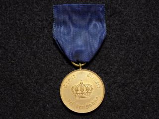 Wwi German Army Prussian 12 Year Long Service Medal 1913 - 1920