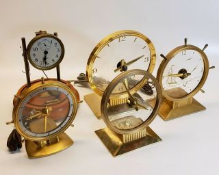 Five Clocks - 4 Jefferson Clocks & 1 Poole Clock