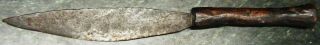 Native American Indian Knife 19th Century Burl Handle