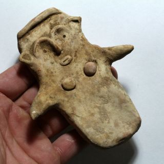Extremely Rare - Circa 3500 - 3000 Bc Anatolian Human Shaped Terracotta Idol Statue