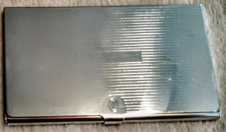 Cartier Sterling Silver Business Card Case Holder 11