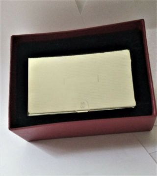 Cartier Sterling Silver Business Card Case Holder 8