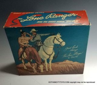 1957 Hartland LONE RANGER 801 - LR with SCARCE BOX with ALL ACCESSORIES 6