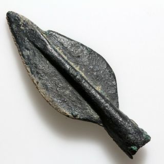 Scarce - Minoan Bronze Arrowhead Circa 1500 Bc