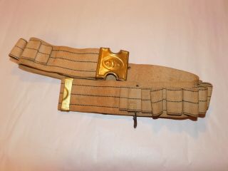 1905 Dog Head Mills Shotgun Shell Cartridge Belt Web Gear Wwi Trench Gun Accesry