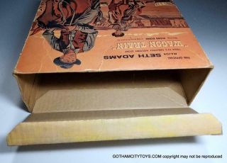 1958 Hartland SETH ADAMS from WAGON TRAIN SCARCE BOX w ALL ACCESSORIES 8