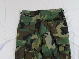 Patched US Army Camouflage BDU Woodland Jacket W/ Pants Vtg 90s Camo Military 10
