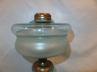 1880 Blue Apollo Table Oil Lamp 4