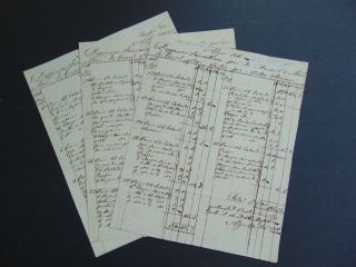 C.  1811 United States Manuscript Naval Documents - Tobias Lear Algiers