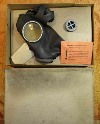 WWII German gas mask 