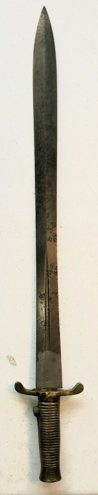 Vr Rare British Mid 1800s Model 1848 Brunswick Rifle Enfield Shrt Sword/bayonet