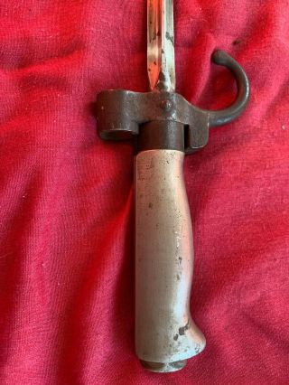 WW1 French M1886 Lebel Epee Bayonet w/ Brass Handle 18 