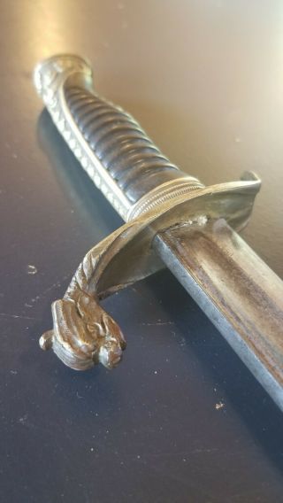 1837 Antique French Naval Officer Dress Sword Converted To Bowie Knife