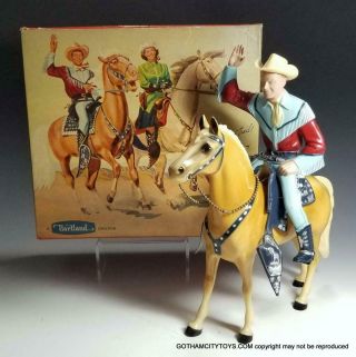 1957 Hartland Roy Rogers On Trigger 806 Scarce Box W All Accessories