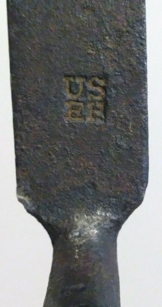 Rare Early War Of 1812 United States Us Stamped Bayonet Antique American 1795