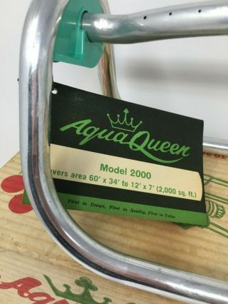 Vintage Aqua Queen Oscillating Lawn Sprinkler NOS 5