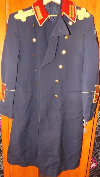 Romanian Army Trench Coat / Overcoat Uniform President Protocol Guard Size 48 Ii