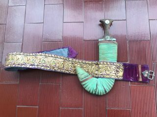 Antique Yemen Jambiya Dagger Sword European Epee Sabre Dolch (130 A)