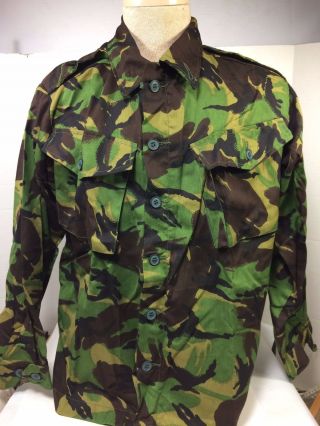 British Dpm Tropical Camo Jungle Shirt Size Medium,  Lightweight