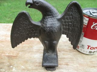 Antique IRON EAGLE Patented July 2,  1900 Originally a SNOW ICE CATCHER 3