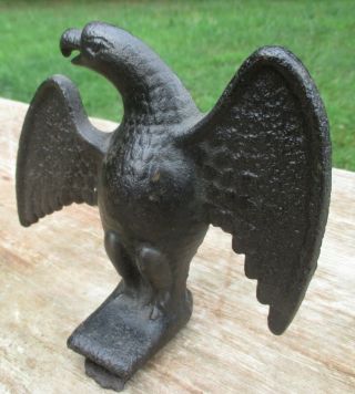 Antique IRON EAGLE Patented July 2,  1900 Originally a SNOW ICE CATCHER 5