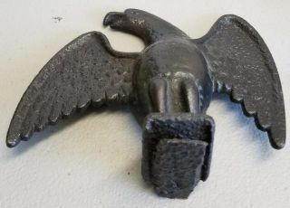 Antique IRON EAGLE Patented July 2,  1900 Originally a SNOW ICE CATCHER 6