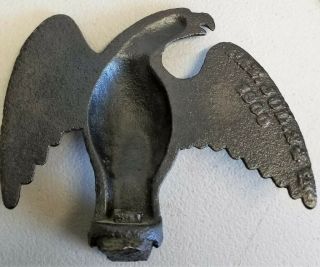 Antique IRON EAGLE Patented July 2,  1900 Originally a SNOW ICE CATCHER 7
