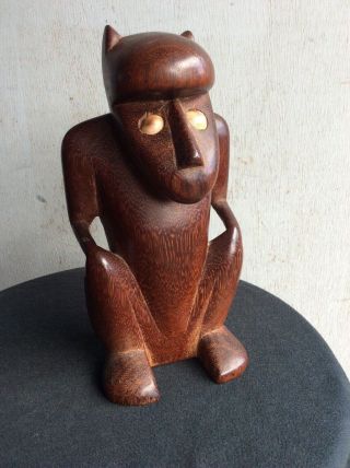 Micronesian Oceanic Wood Carved Figure Palau Tobi Caroline Islands Idol