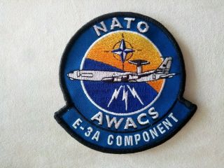 NATO AirForce AWACS patch,  E - 3A pilot insignia 2