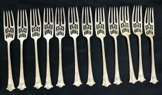 Mappin & Webb English Sterling Fish Set,  12 knives and 12 forks 5