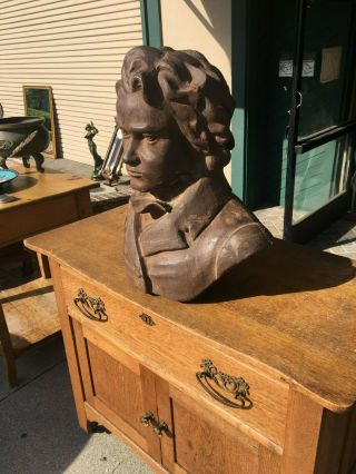 French Cast Iron Bust 2