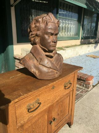 French Cast Iron Bust 3