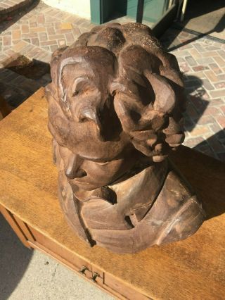 French Cast Iron Bust 4