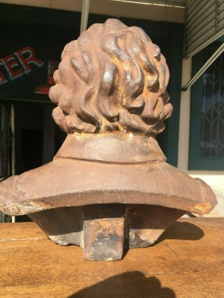French Cast Iron Bust 6