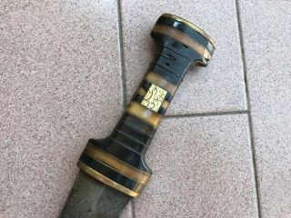 antique yemen jambiya dagger sword european epee sabre dolch (309 V) 4