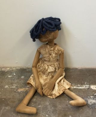 Primitive Folk Art Doll Ooak