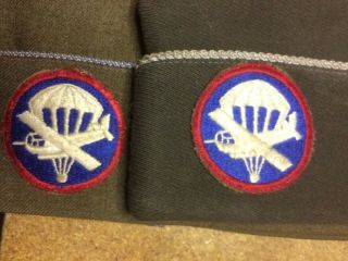 Wwii Paratrooper Infantry Overseas Caps