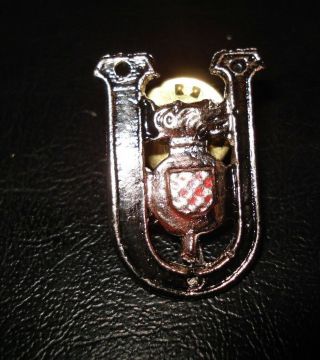 Croatian Small Army Hat Badge - Ustasa Paramilitary Hos War Time 1991