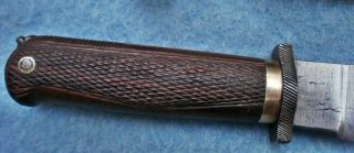 antique 19thc Nepalese custom British gents kukri knife Asian sword machete rare 3