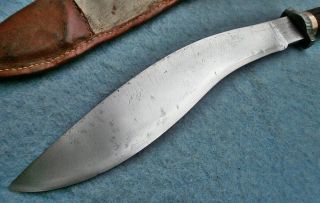 antique 19thc Nepalese custom British gents kukri knife Asian sword machete rare 9