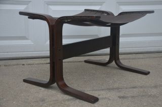 Vintage Rosewood Finish Ottoman By Ingmar Relling For Westnofa.
