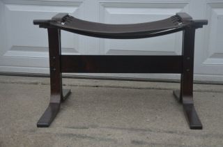 vintage rosewood finish Ottoman by Ingmar Relling for Westnofa. 3