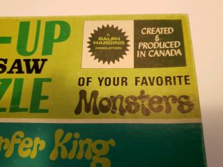 Vintage Jig - saw Puzzle SKURFER KING weird ohs nutty mads MONSTERS MISB CANADA 4