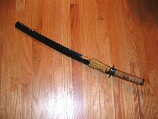 Sa739 Japanese Samurai Sword: Mumei Wakizashi In Koshirae